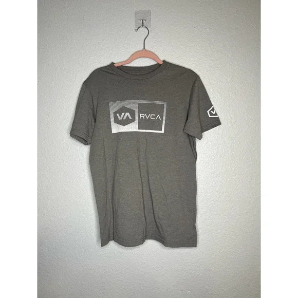 RVCA Gray Graphic T-Shirt - Picture 2 of 6